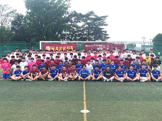 早稲田大学高等学院サッカー部の栄養講習会とフィジカルトレーニングを実施